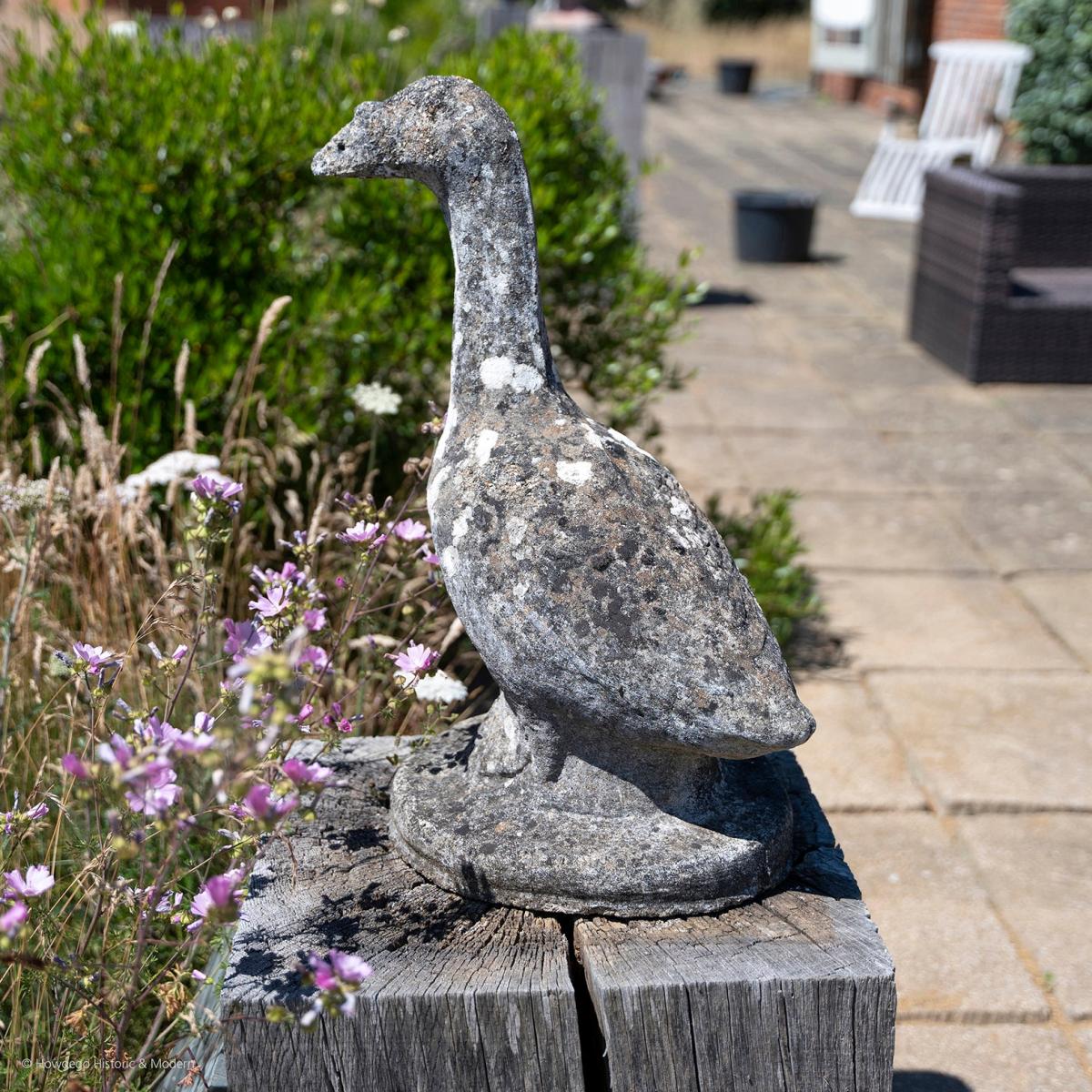 Mid Century Goose Sculpture