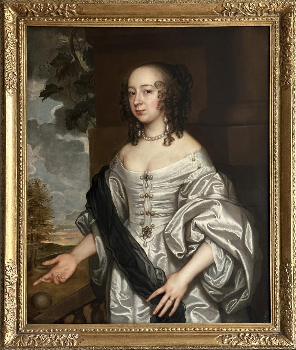 17th century portrait of a lady by John Greenhill (c.1644-1676)