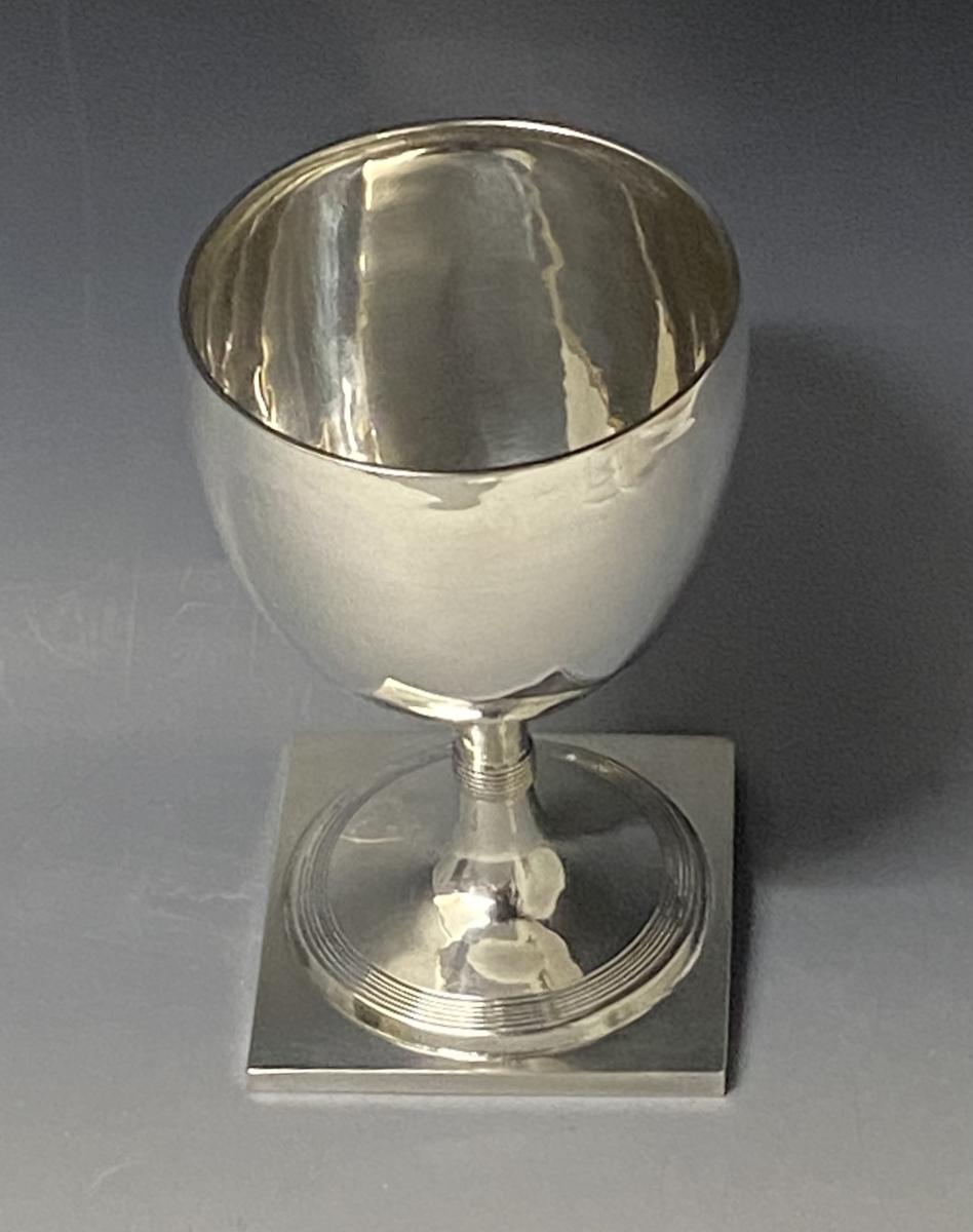 Georgian silver goblet 1805 Charles Chesterman London 