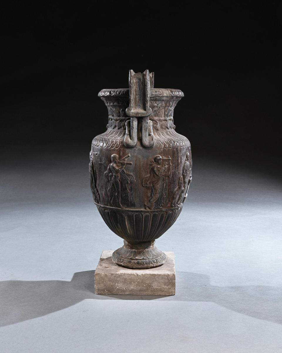 Ornamental Lead Vases