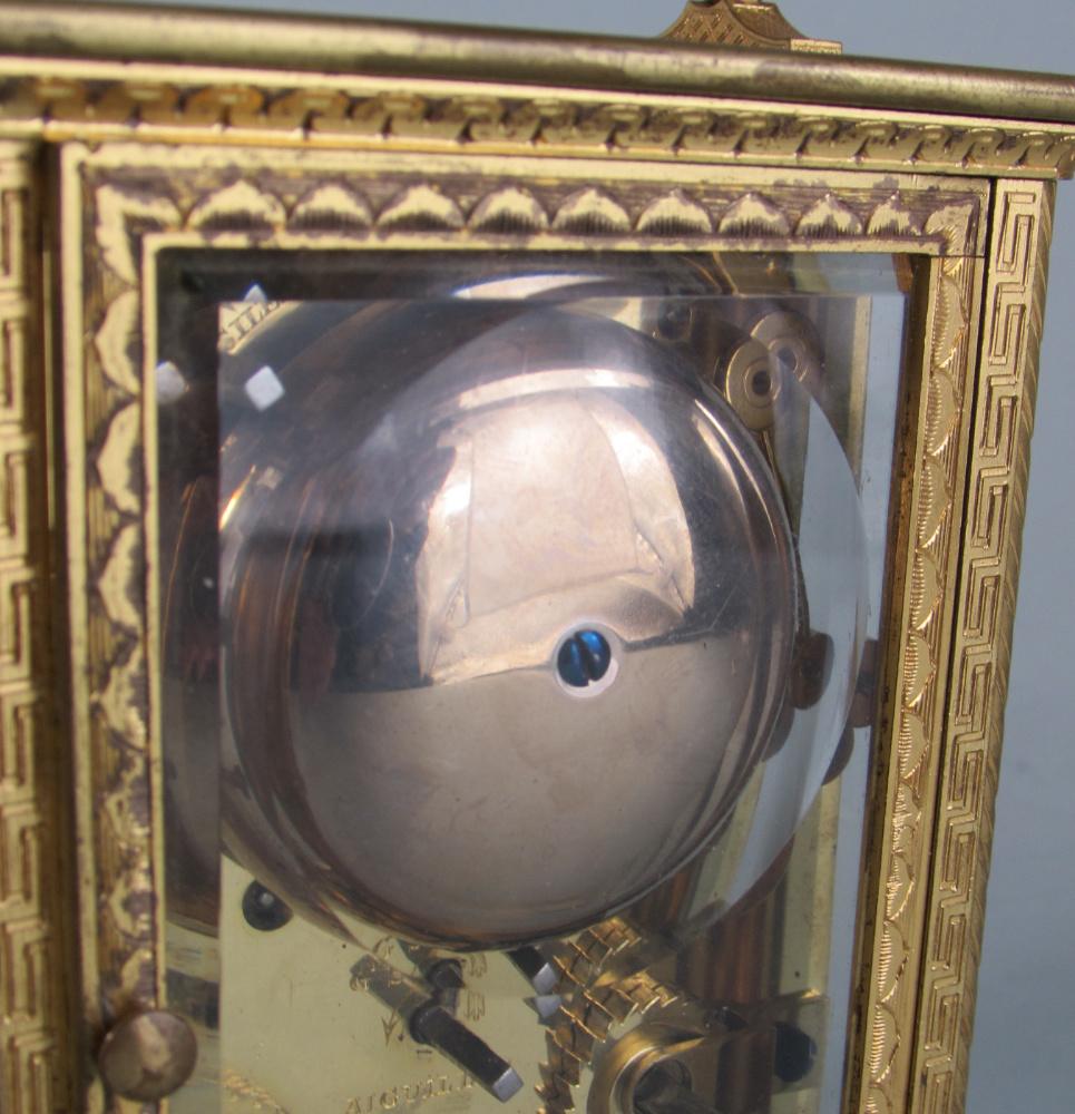 Bourdin grande sonnerie carriage clock curved glass