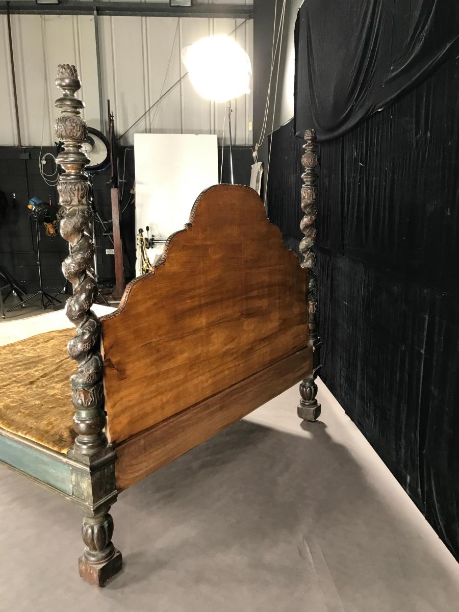 Early 18th Century Spanish Demi-Tester Bed