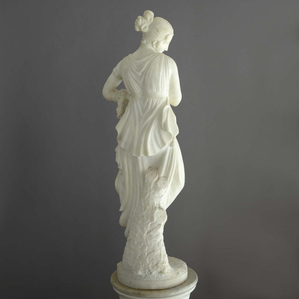 Statuary Marble Dancer After Canova