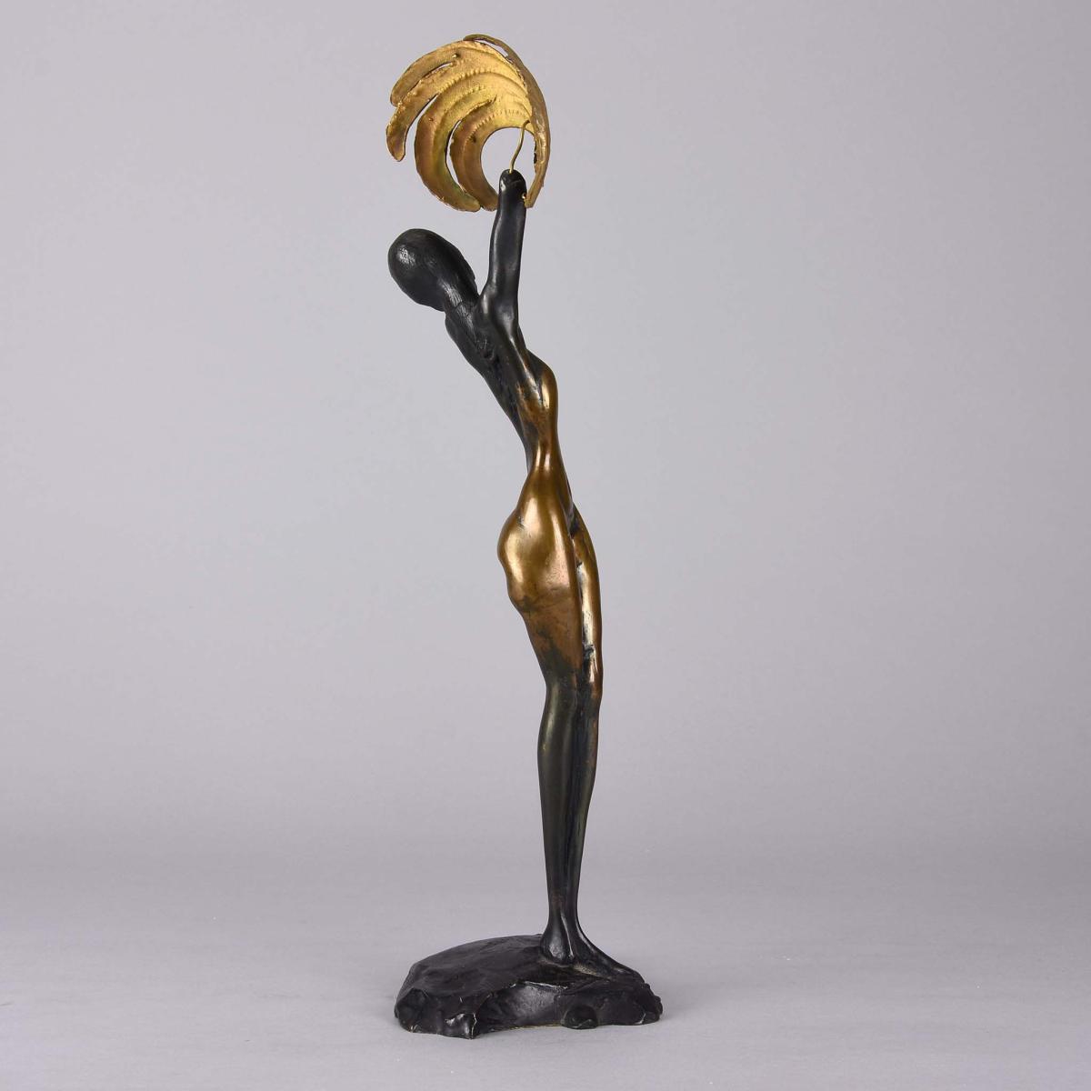 20th Century Gilt Bronze Entitled "Daphne" by Ernst Fuchs