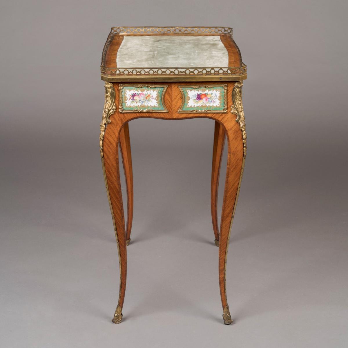 Porcelain-Mounted Occasional Table