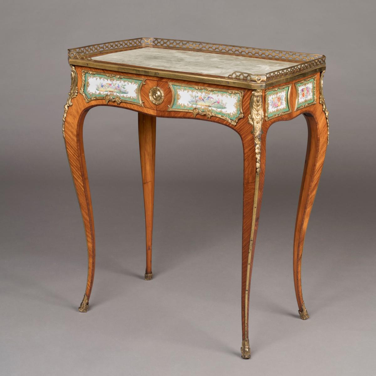 Porcelain-Mounted Occasional Table