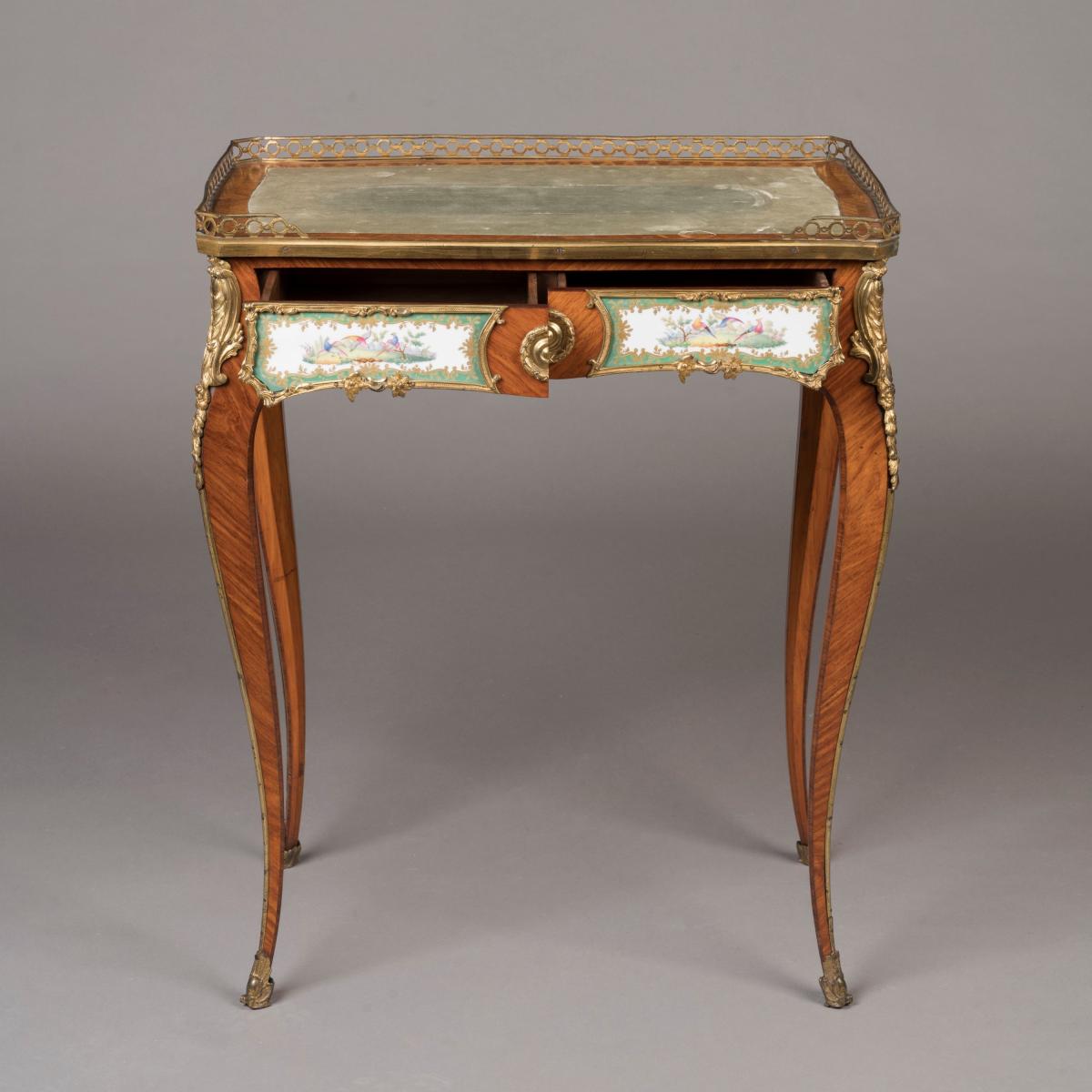 Porcelain-Mounted Occasional Table