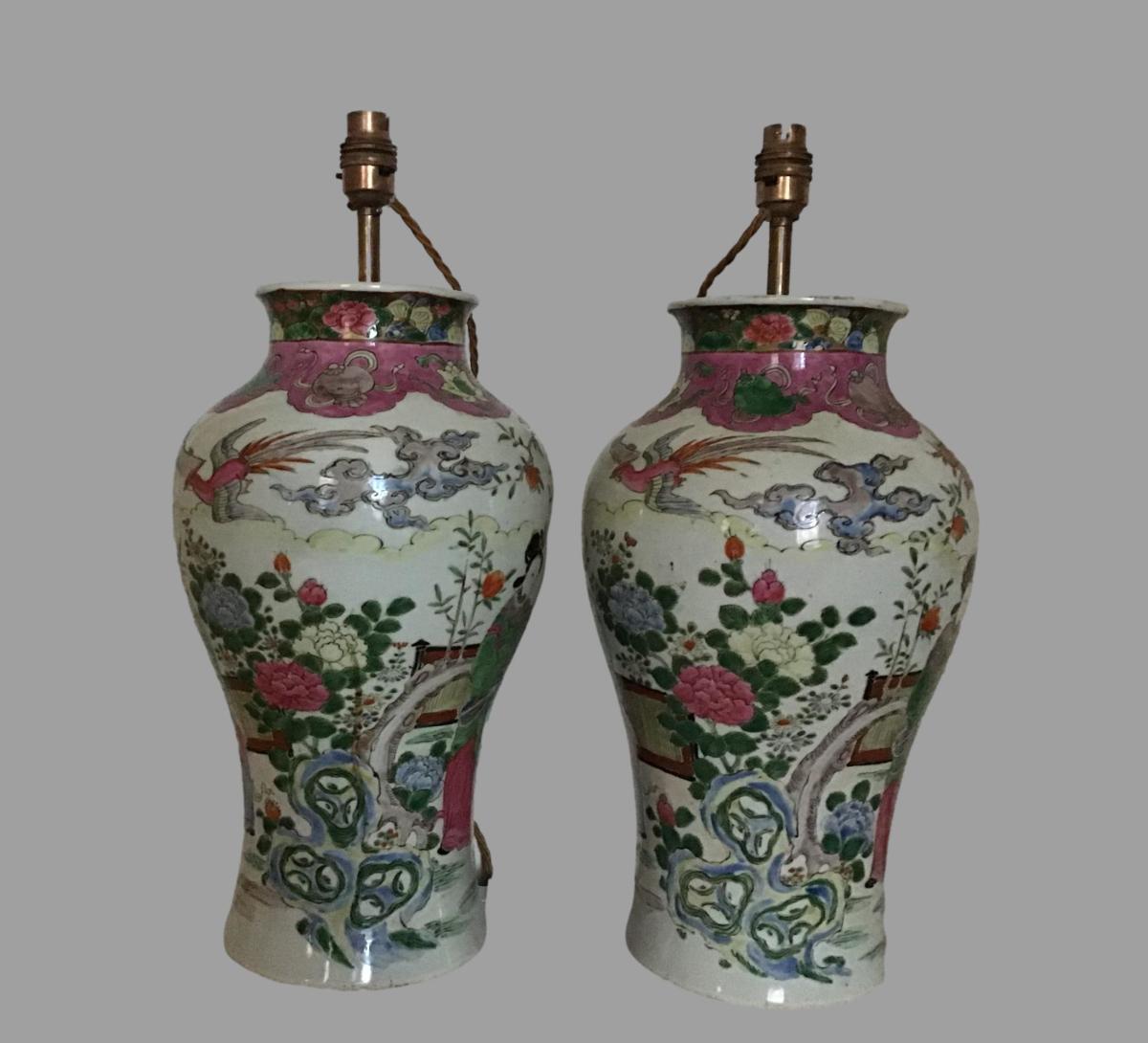 A pair of highly decorative late 19th century Japanese vases