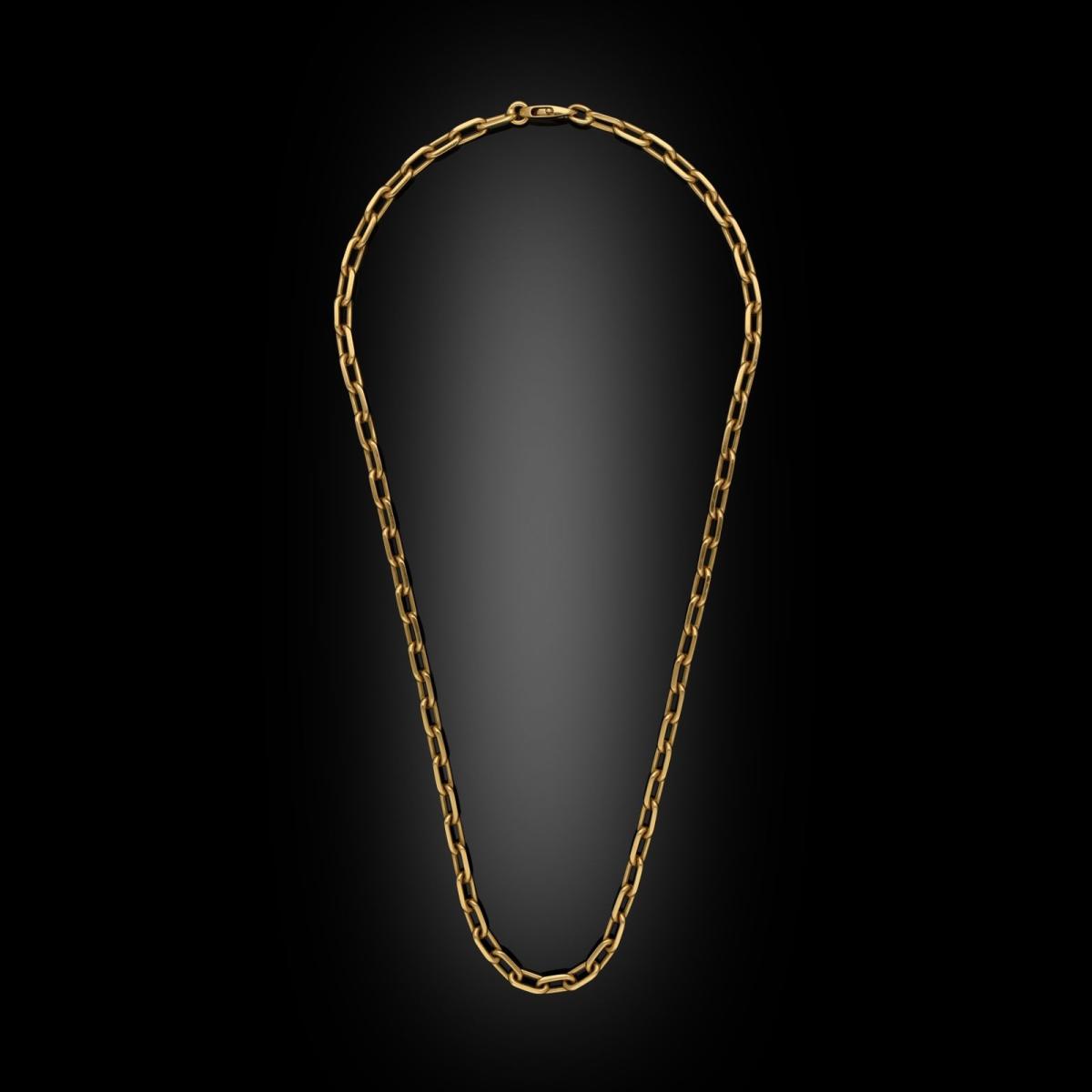 Cartier 18ct Rose Gold Santos de Cartier Chain Necklace | BADA