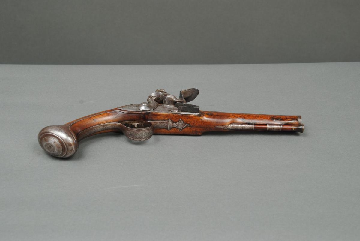 An 18th Century Flintlock Holster Pistol by Richards
