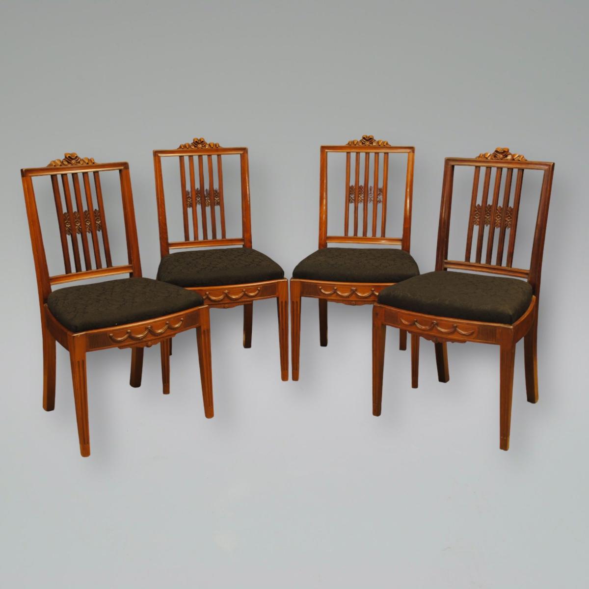 Ten 19th Century Dutch Mahogany Chairs