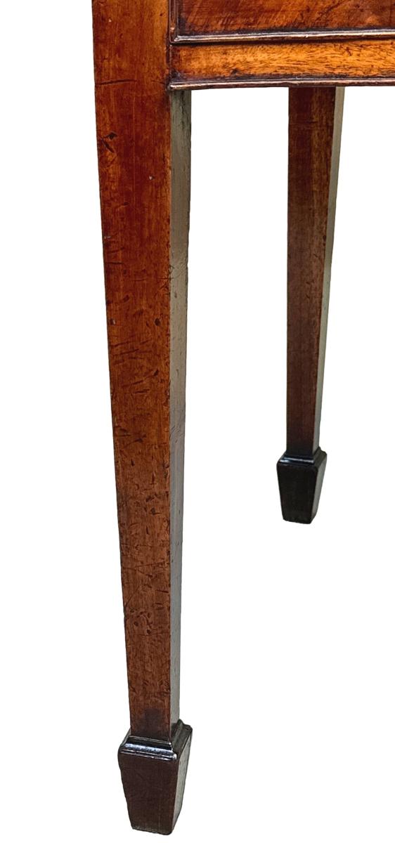 Small Georgian Mahogany Serpentine Sideboard