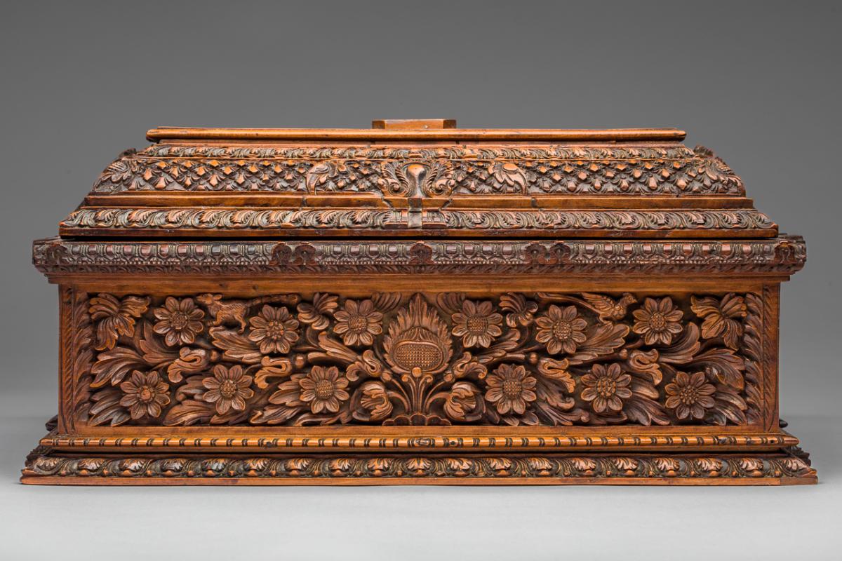 Carved South Indian Box