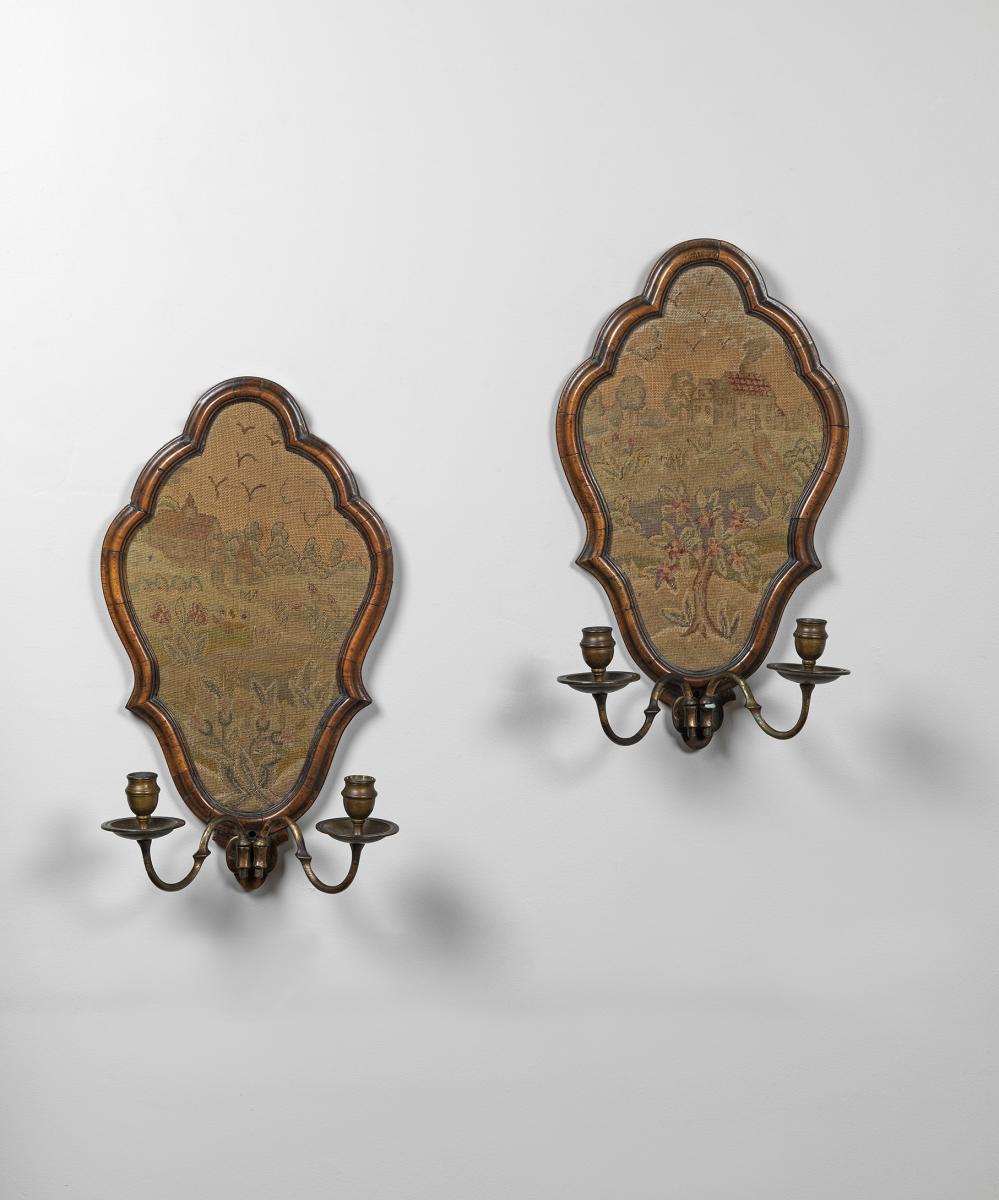 Queen Anne style wall sconces