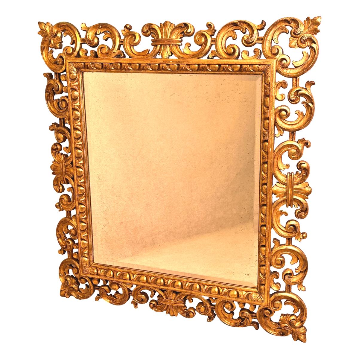 18th Century Florentine Gilt Mirror