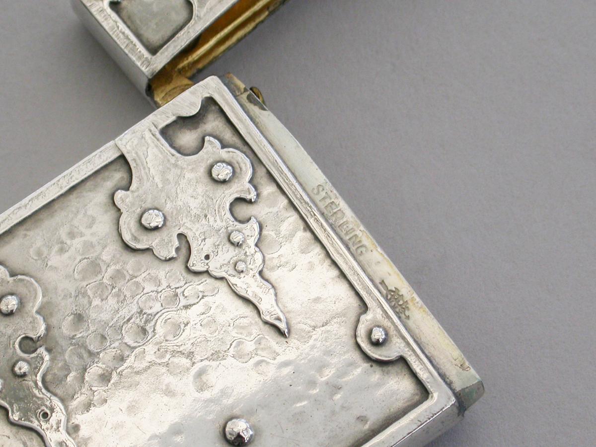 American Sterling Silver Match Safe - Castle Door