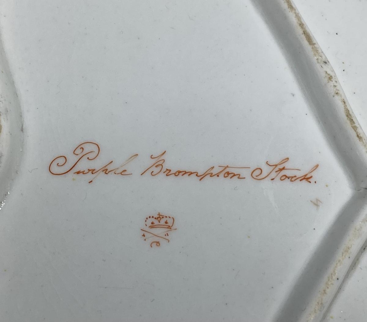 Derby porcelain botanical dish, William ‘Quacker’ Pegg, circa 1815