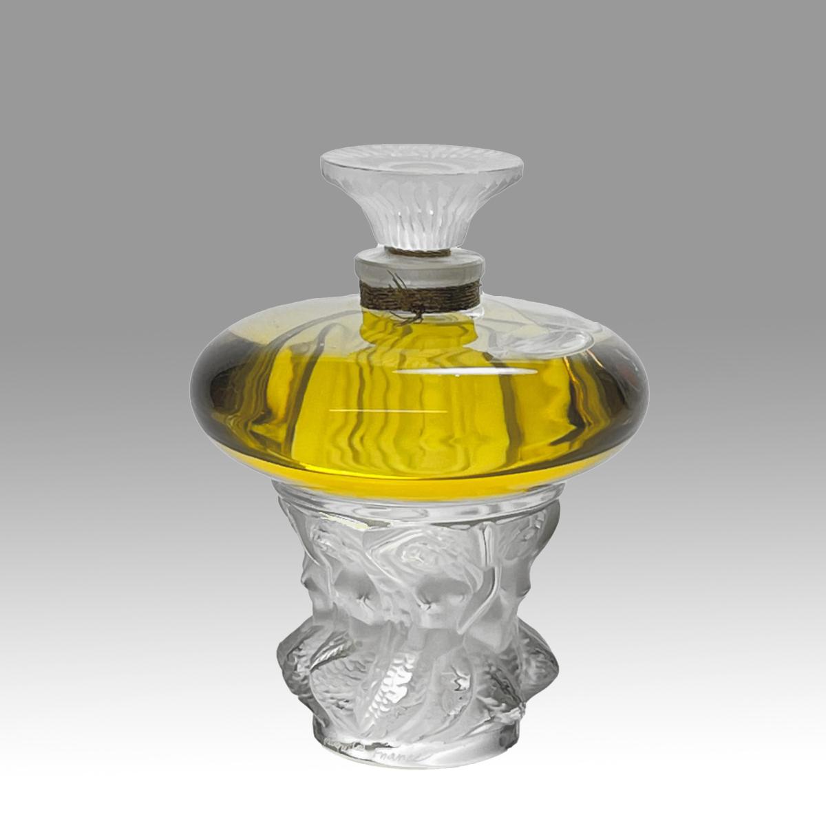 Limited Edition Perfume Bottle entitled  "Les Sirens" by Marie Claude Lalique