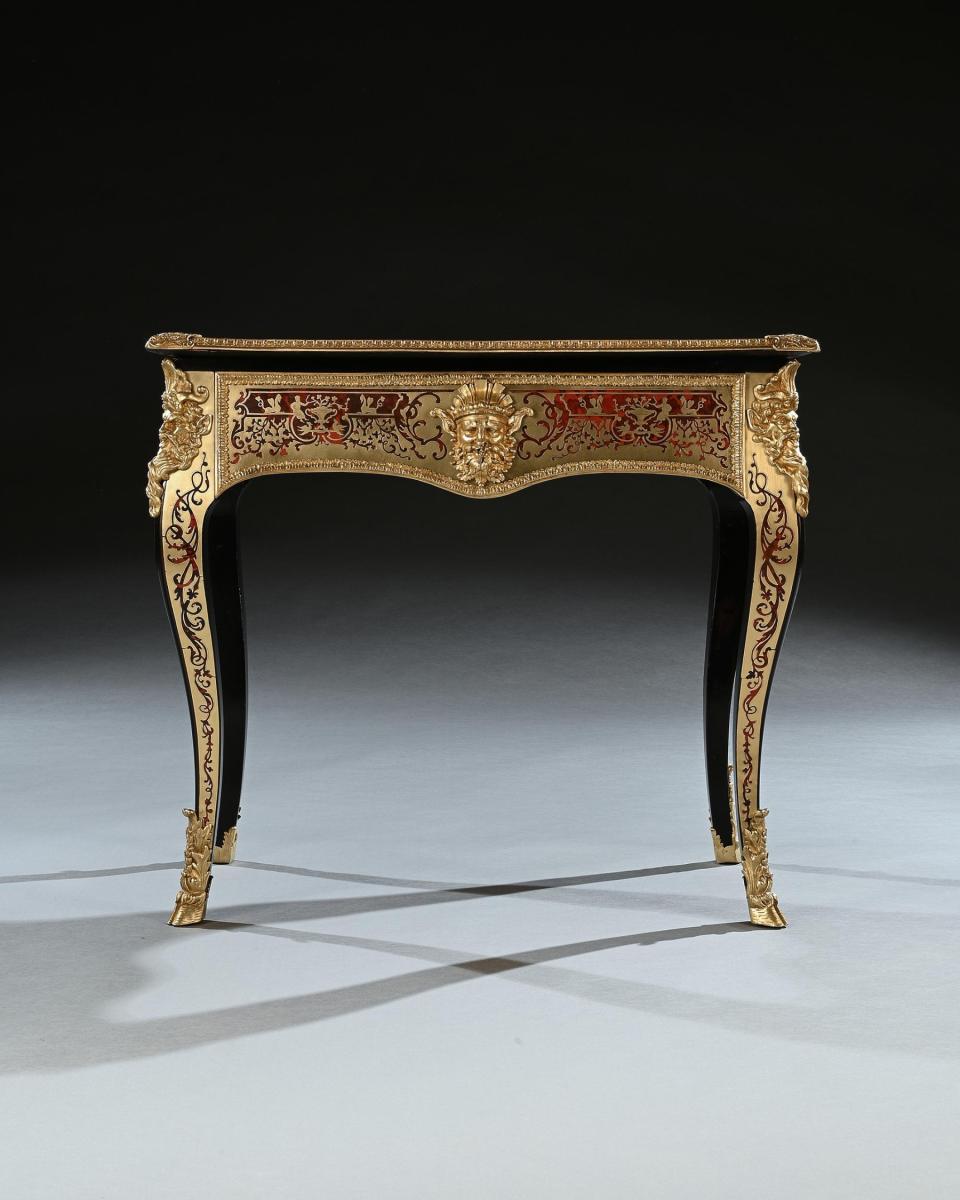 An Exceptional George IV Period Boulle Games Table Attributed to Thomas Parker