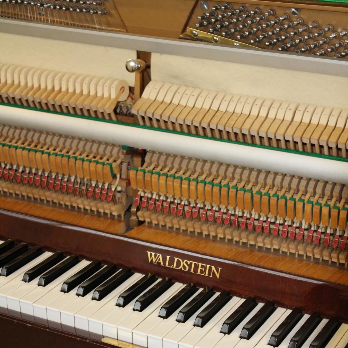 Waldstein 108cm upright piano inside