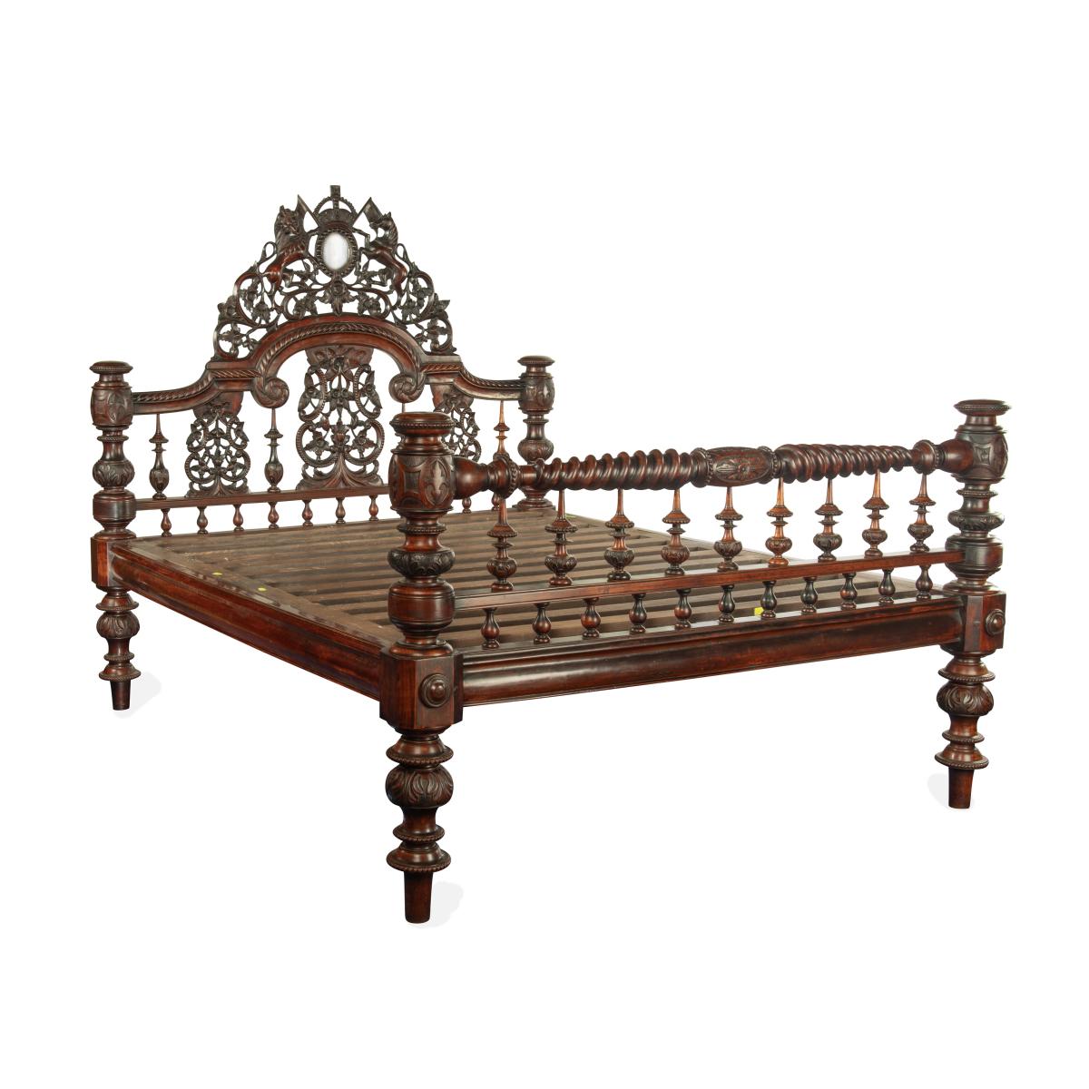 Anglo-Indian four poster bed