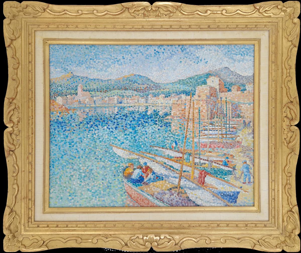 Le Port De Collioure by Yvonne Canu (1921-2008)