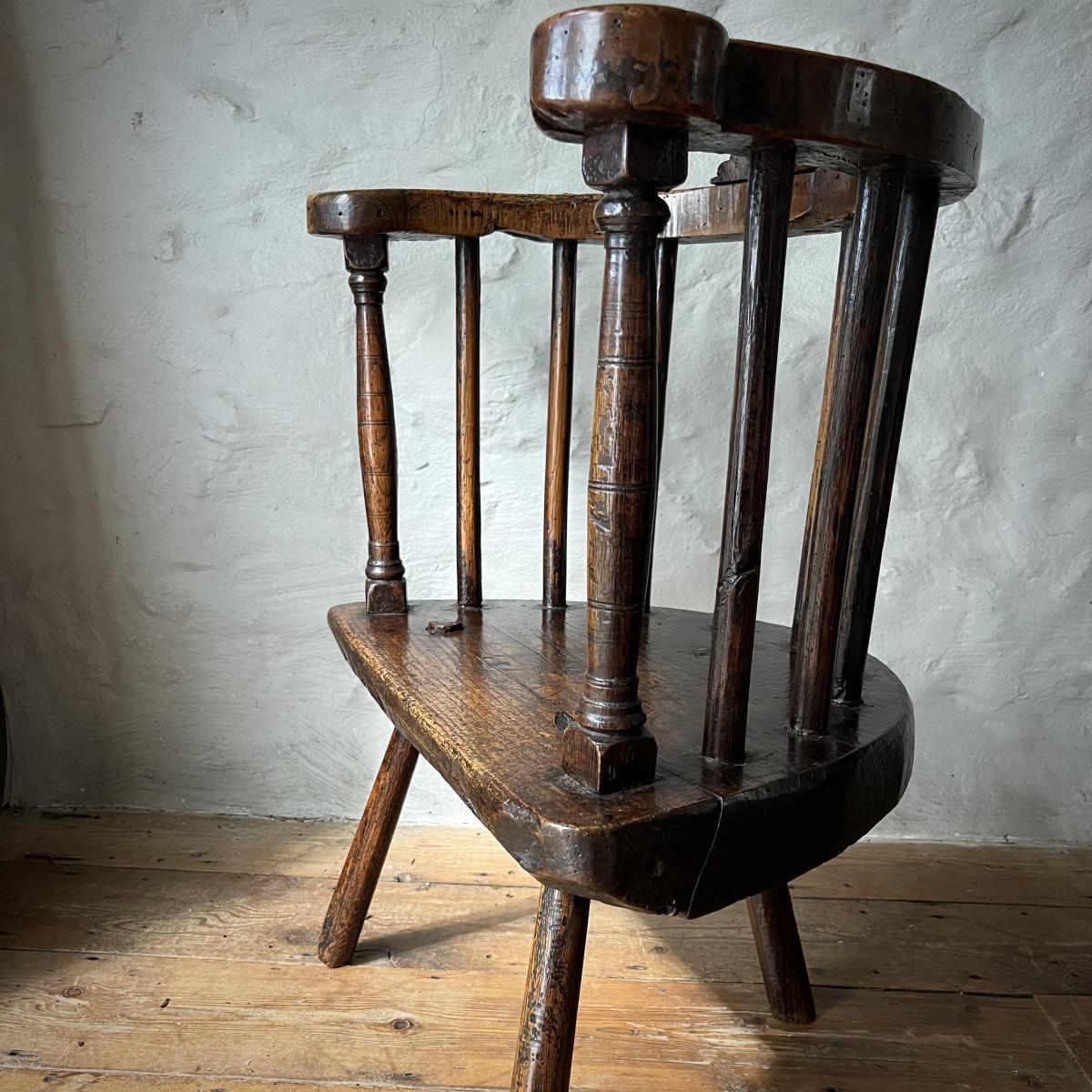 18th century Welsh stick chair