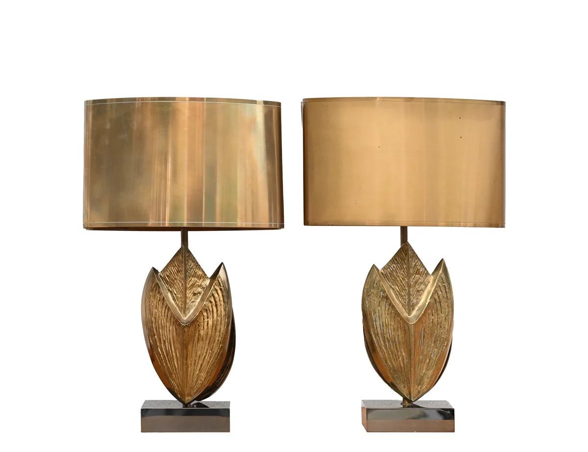 Pair of “Cythere” table lamps by Chrystiane Charles for Maison Charles