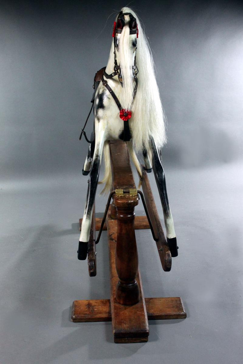 Antique rocking horse by F.H.Ayres
