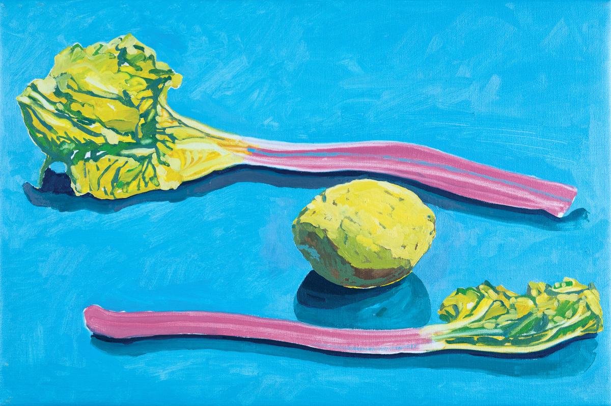 Rainbow Chard and Lemon, Michael Smith, Contemporary