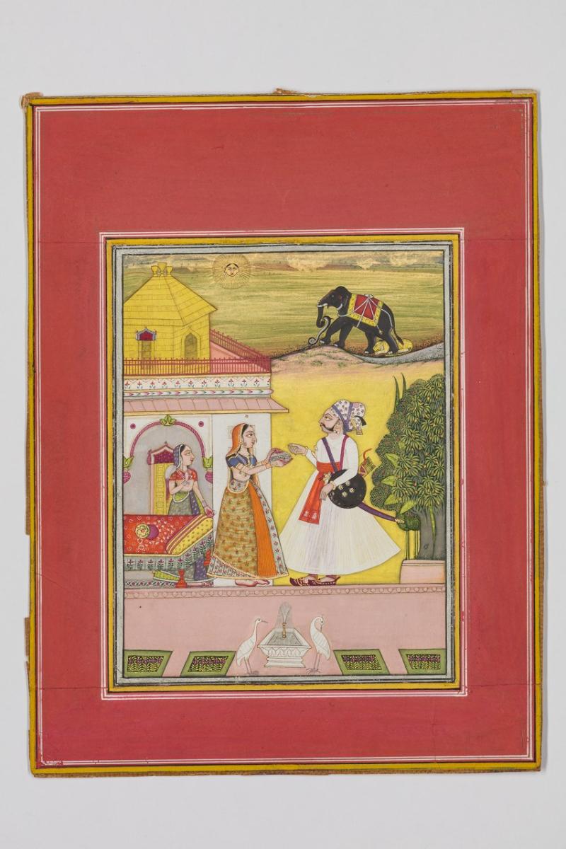 An Illustration of Jeth Masa from the Baramasa