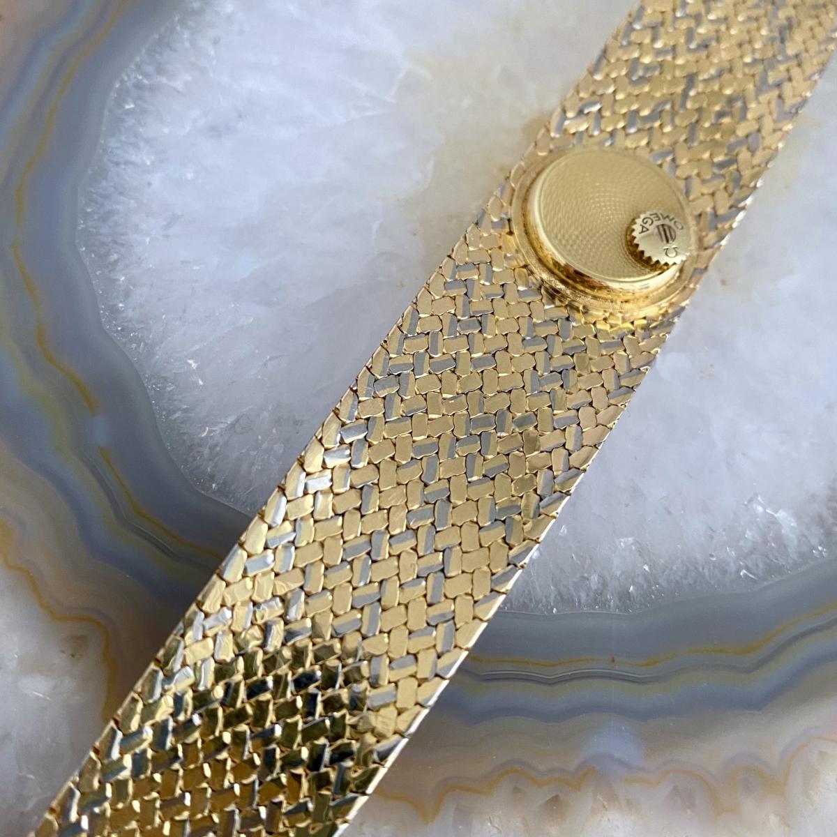 Ladies Omega Gold and Diamond-set Bracelet watch