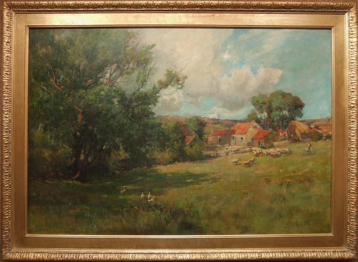 Owen Bowen "Middlewood Farm, near Robin Hood's Bay" oil painting