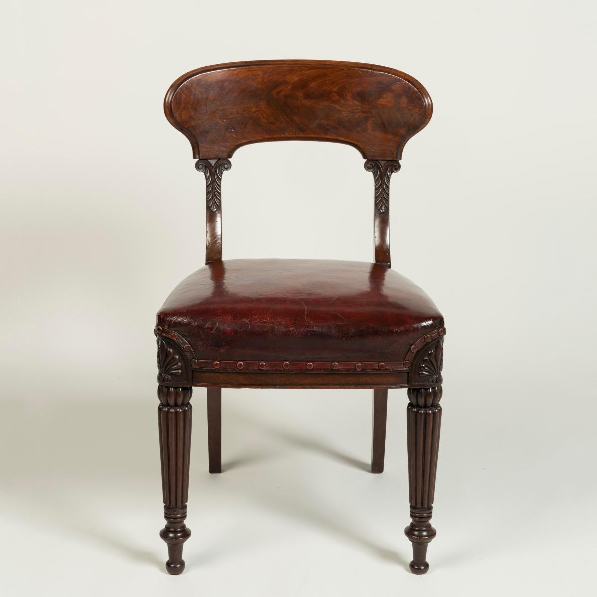 A Fine set of Twelve George IV Dining Chairs Attributed to Gillows
