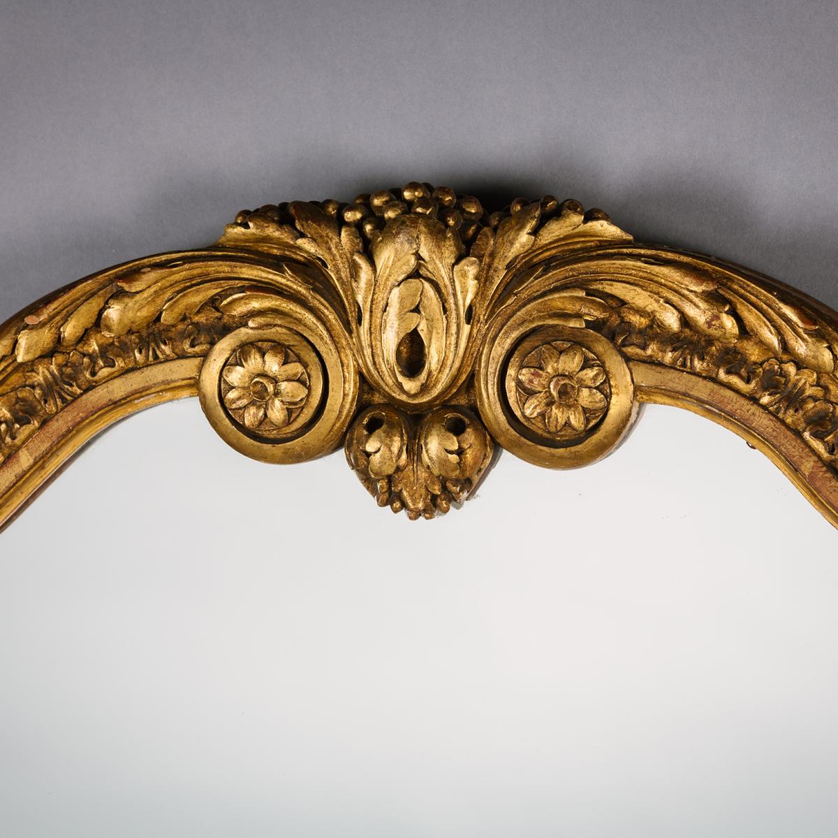 Louis XVI Style Carved Giltwood Mirrors