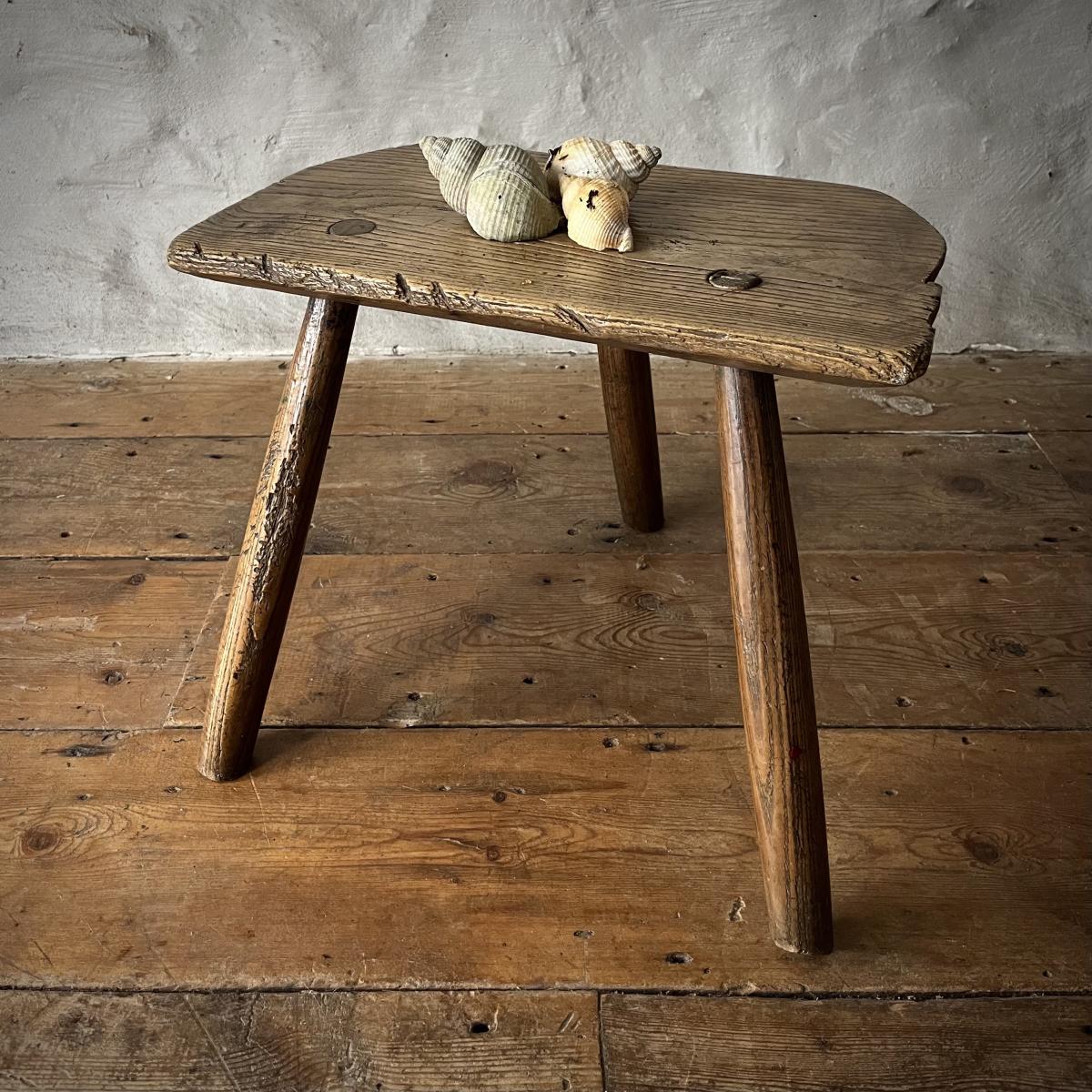 Primitive Welsh stool