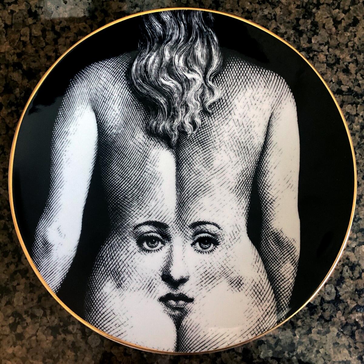 Piero Fornasetti Rosenthal Porcelain Themes And Variations Plate
