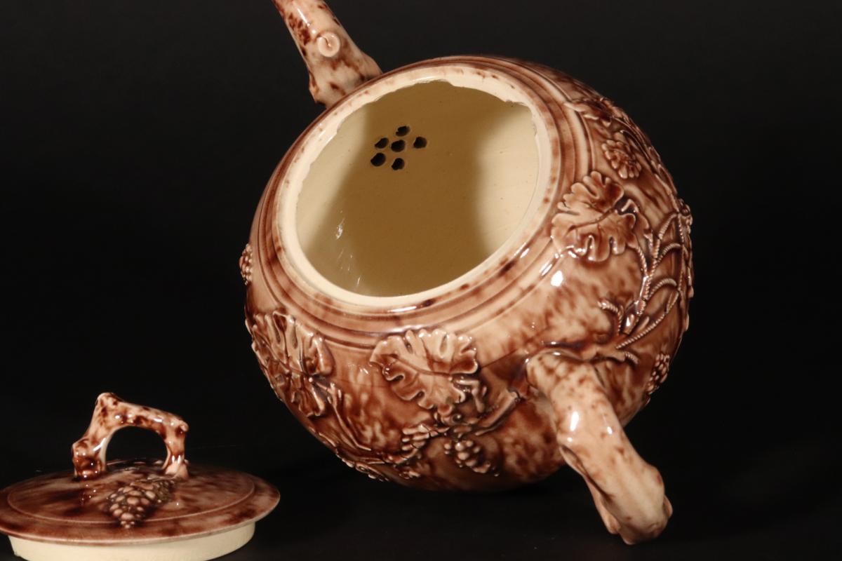 18th Century Whieldon-type Tortoise-shell Teapot