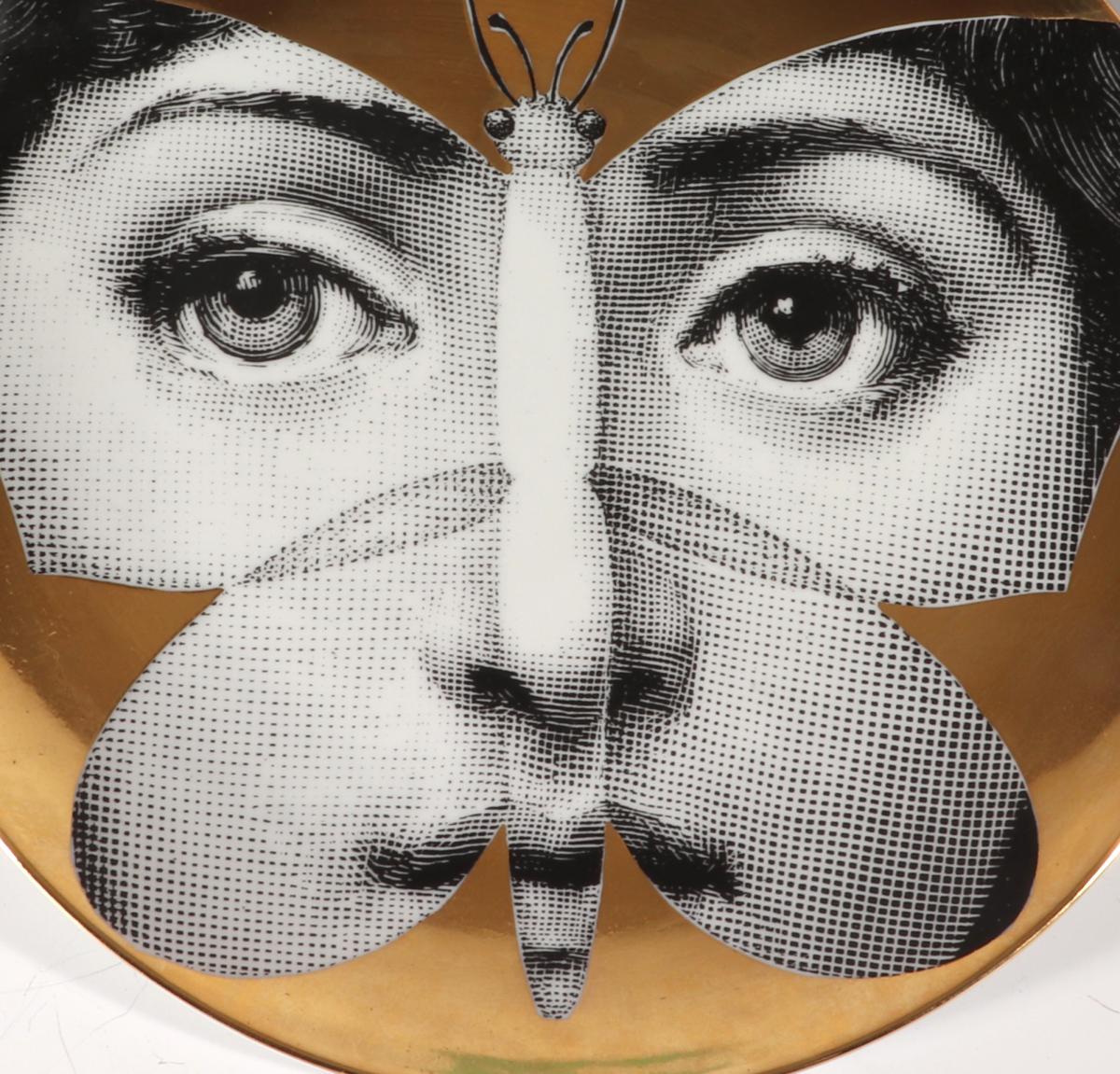 Fornasetti Themes & Variations Gold Plate