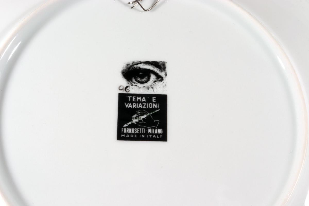 Fornasetti Themes & Variations Gold Plate