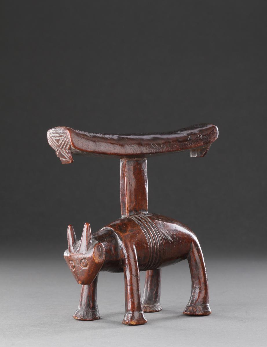 Zoomorphic Headrest in the Form of an Antelope