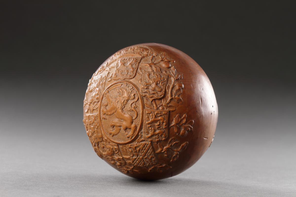 Carved Boxwood Sphere
