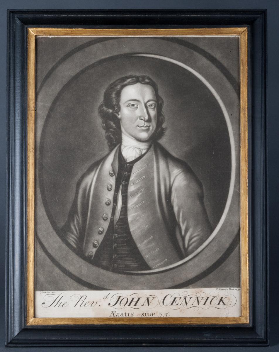 Mezzotint Portrait of John Cennick