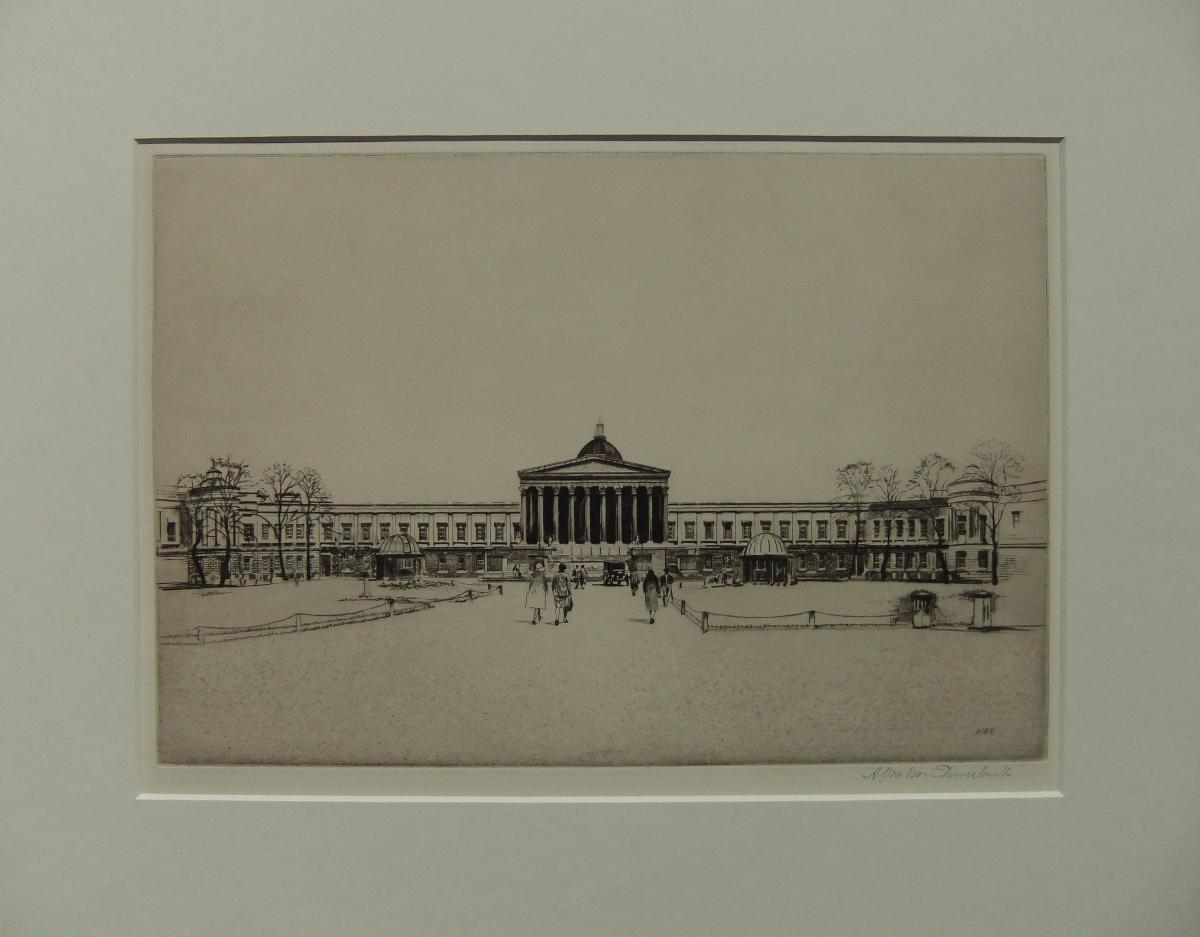 Andrew Watson Turnbull  "University College, London" etching