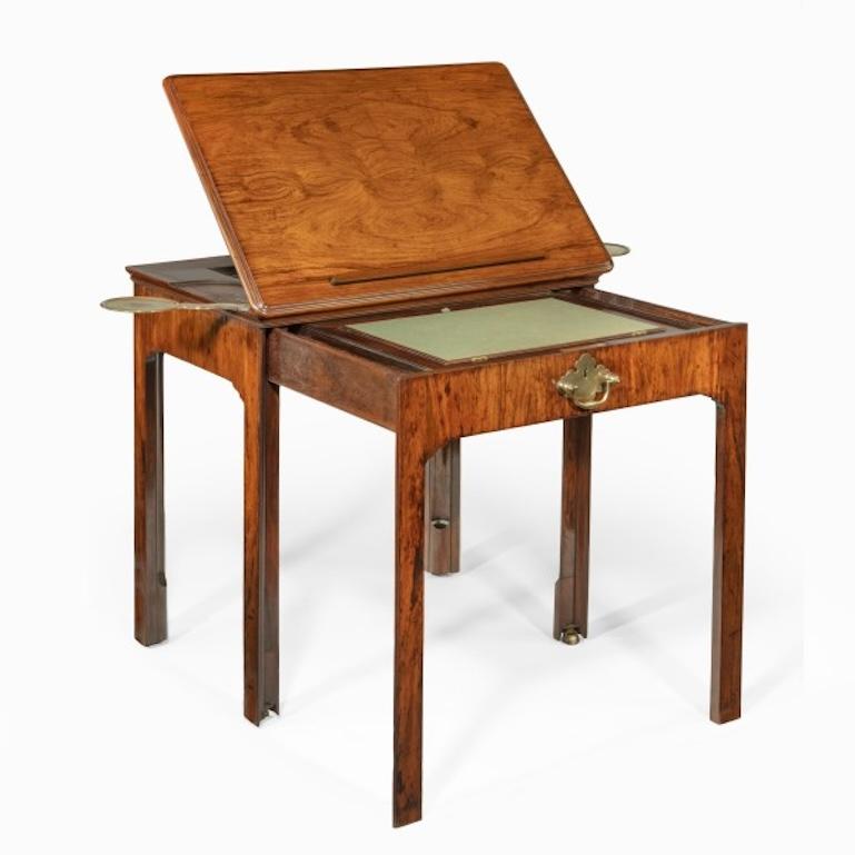 Anglo-Chinese padouk metamorphic architect’s table
