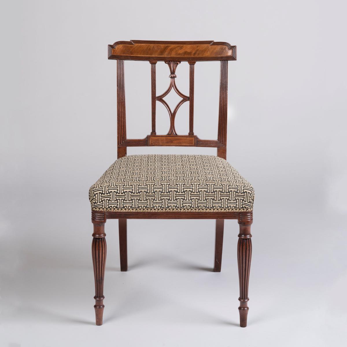 A Fine Set of Twelve George III Period Mahogany Dining Chairs
