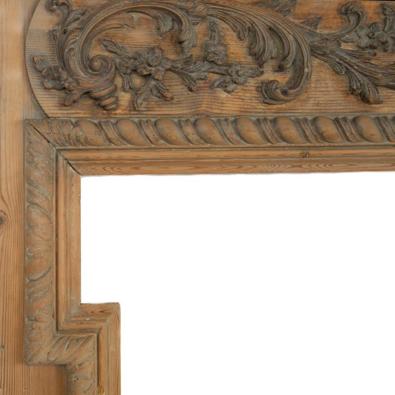 carved fire surround from Sir Winston Churchill’s drawing room