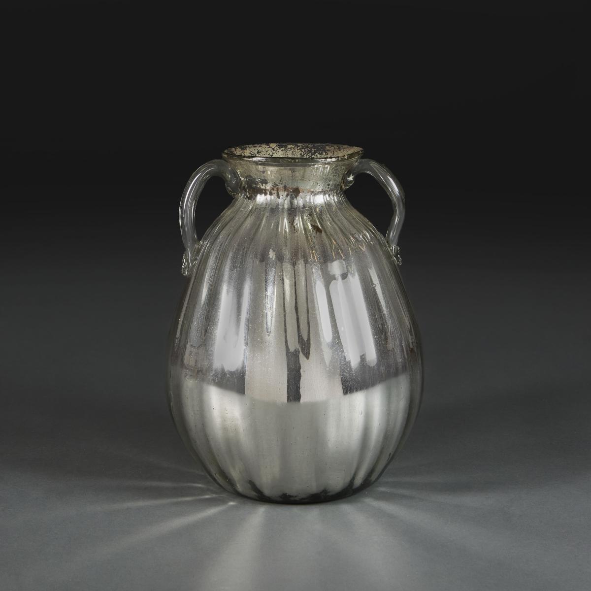 An Overscale Verre Eglomise Vase