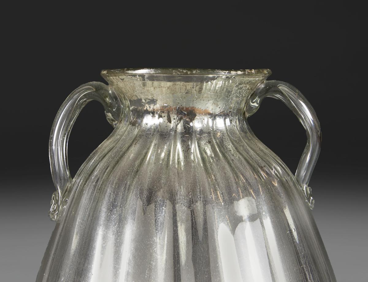 An Overscale Verre Eglomise Vase