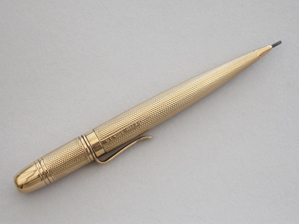 Mordan 9 carat Gold Patent Everpoint Pencil 307227
